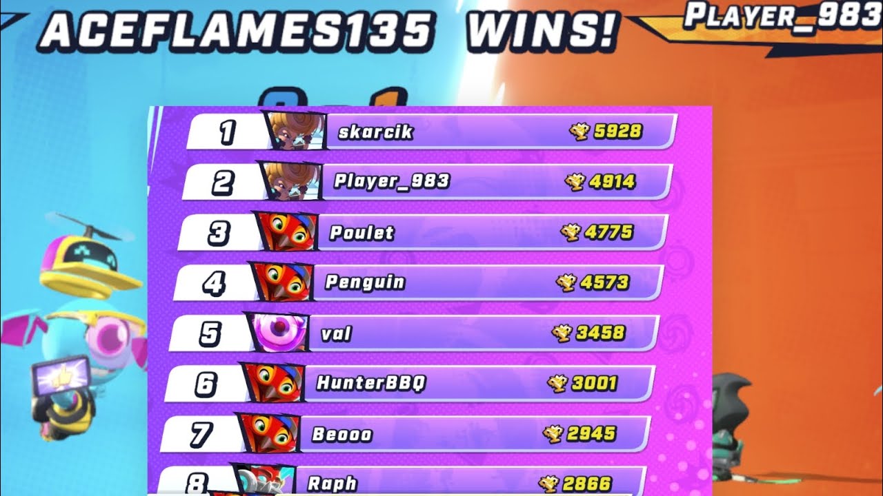 Owning the Top Players in Bump! Super brawl