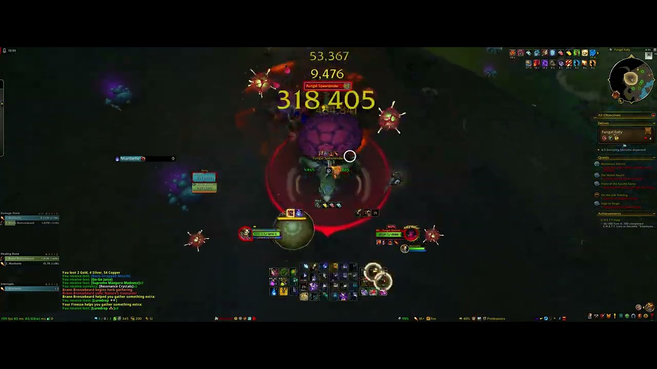 Delves S2: Fungal Folly 11 Fire Mage
