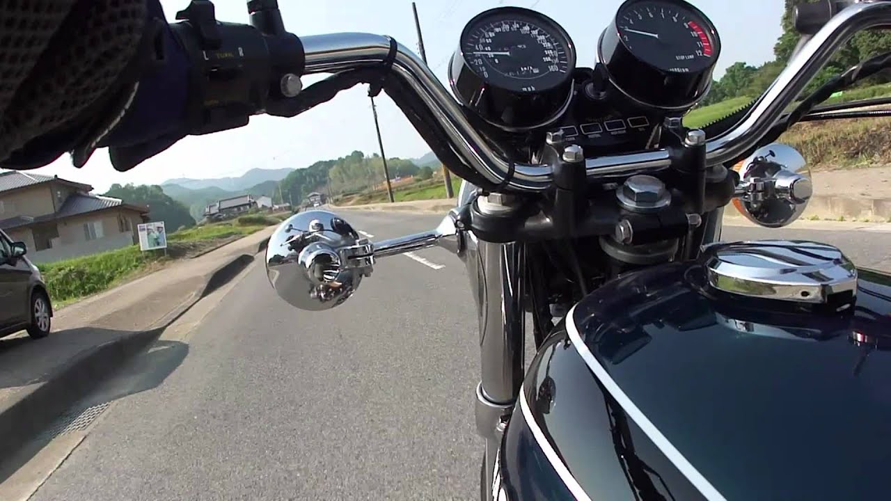 KAWASAKI Z1-B 1975 縦ピン・ノーマルマフラー サウンド