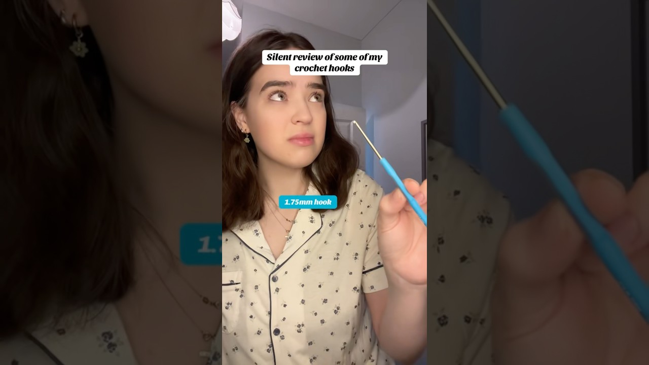 Crochet hook review 🤭 #crochetersofyoutube #crochet #crochethook