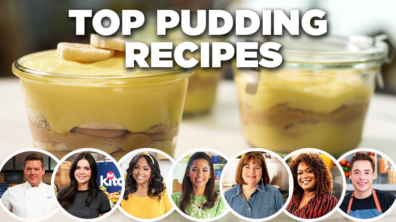 Food Network Chefs' Top Pudding Recipe Videos 🌟 Ina Garten, Molly Yeh, Sunny Anderson & More!