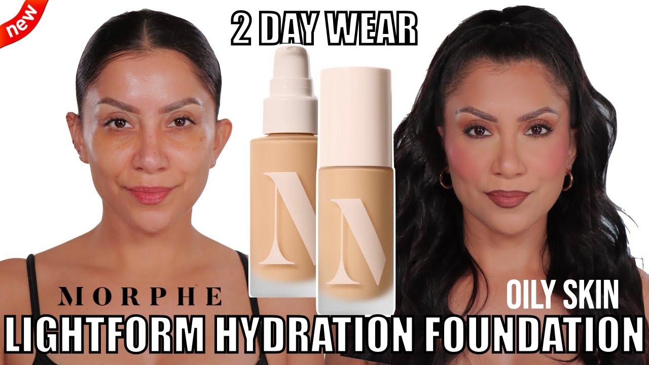 2 DAY WEAR *new* MORPHE LIGHTFORM EXTENDED HYDRATION FOUNDATION *oily skin* | MagdalineJanet