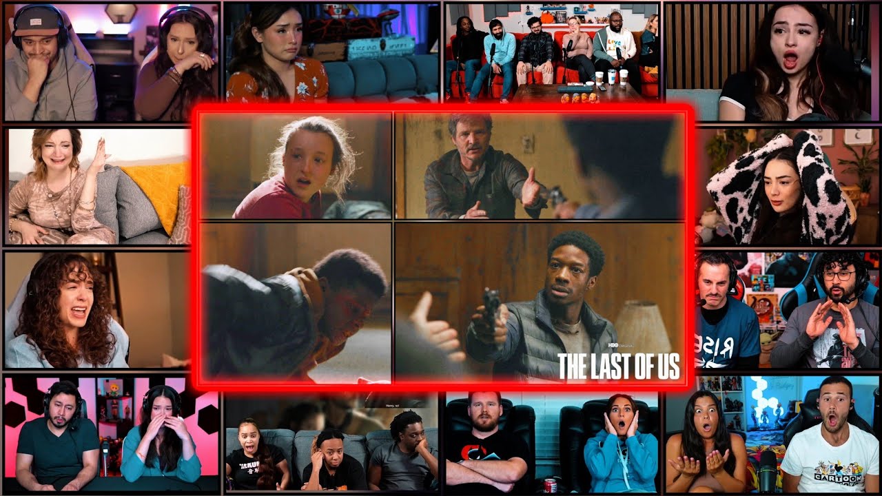 Youtubers Sadly React To HENRY AND SAM'S DEATH | The Last Of Us Ep 5 Ending Scenes Reaction Mashup