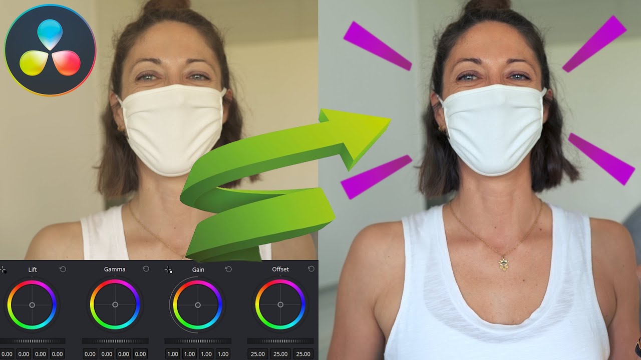 Colorimétrie : la PEAU, le BLANC... (DAVINCI RESOLVE)