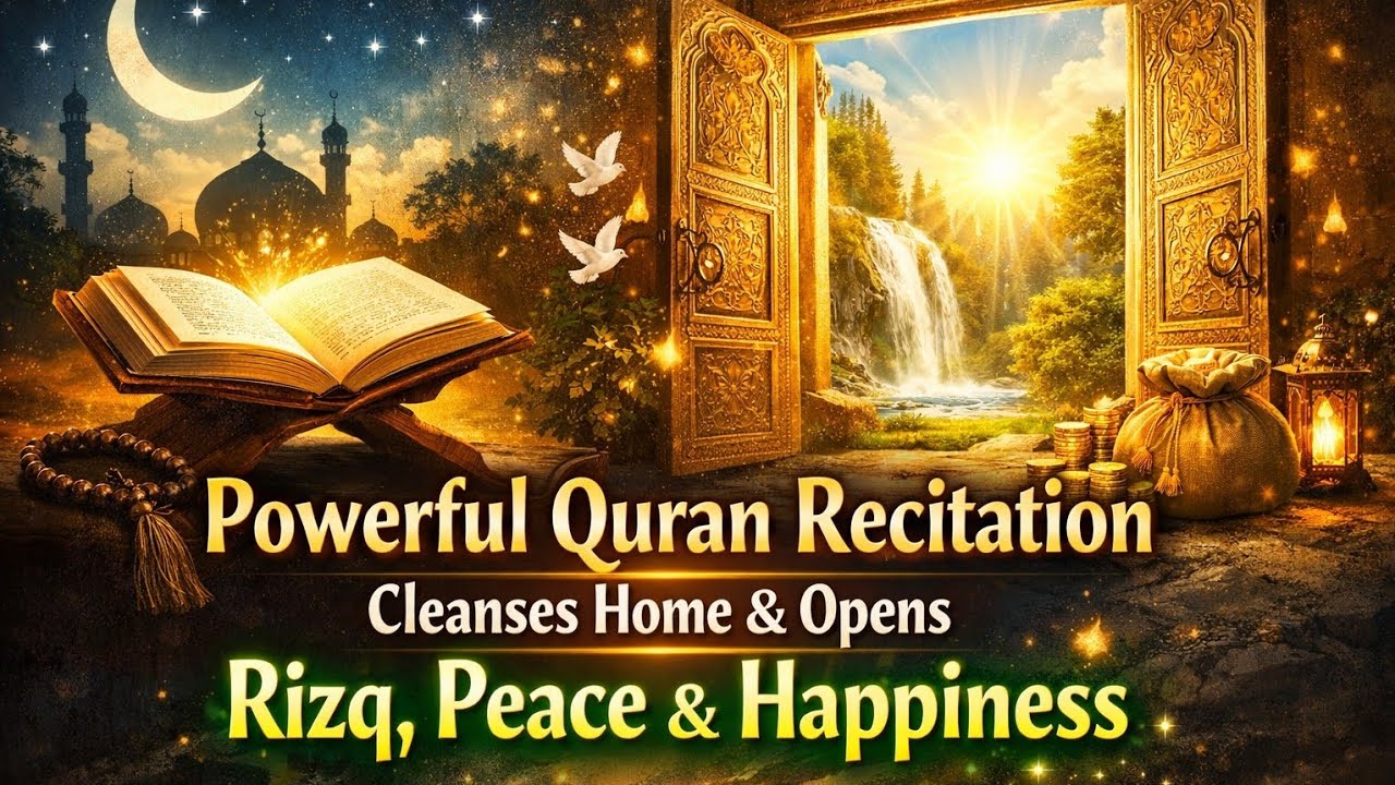 Powerful Quran Recitation Cleanses Home & Opens Rizq, Peace & Happiness