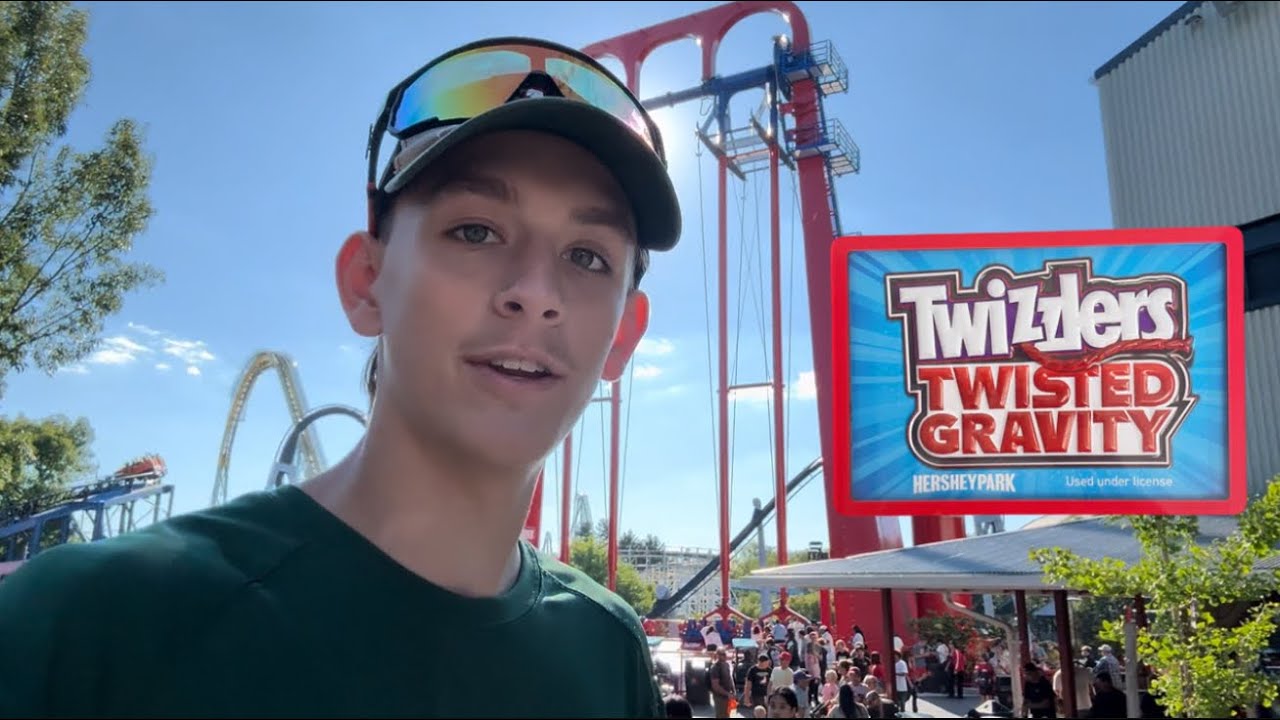 Riding Twizzlers Twisted Gravity at Hersheypark for my First Time!