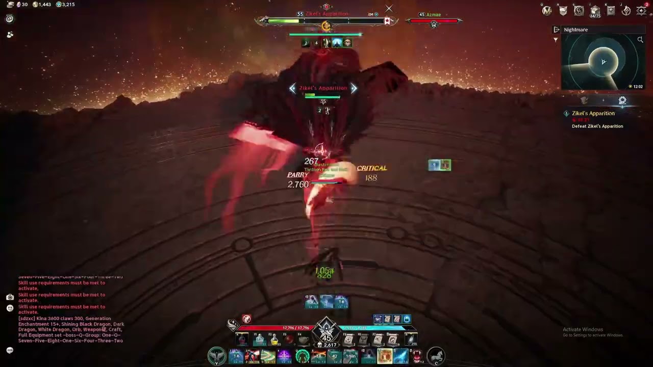 Zikel's Apparition Nightmare - F2P Assassin Gameplay