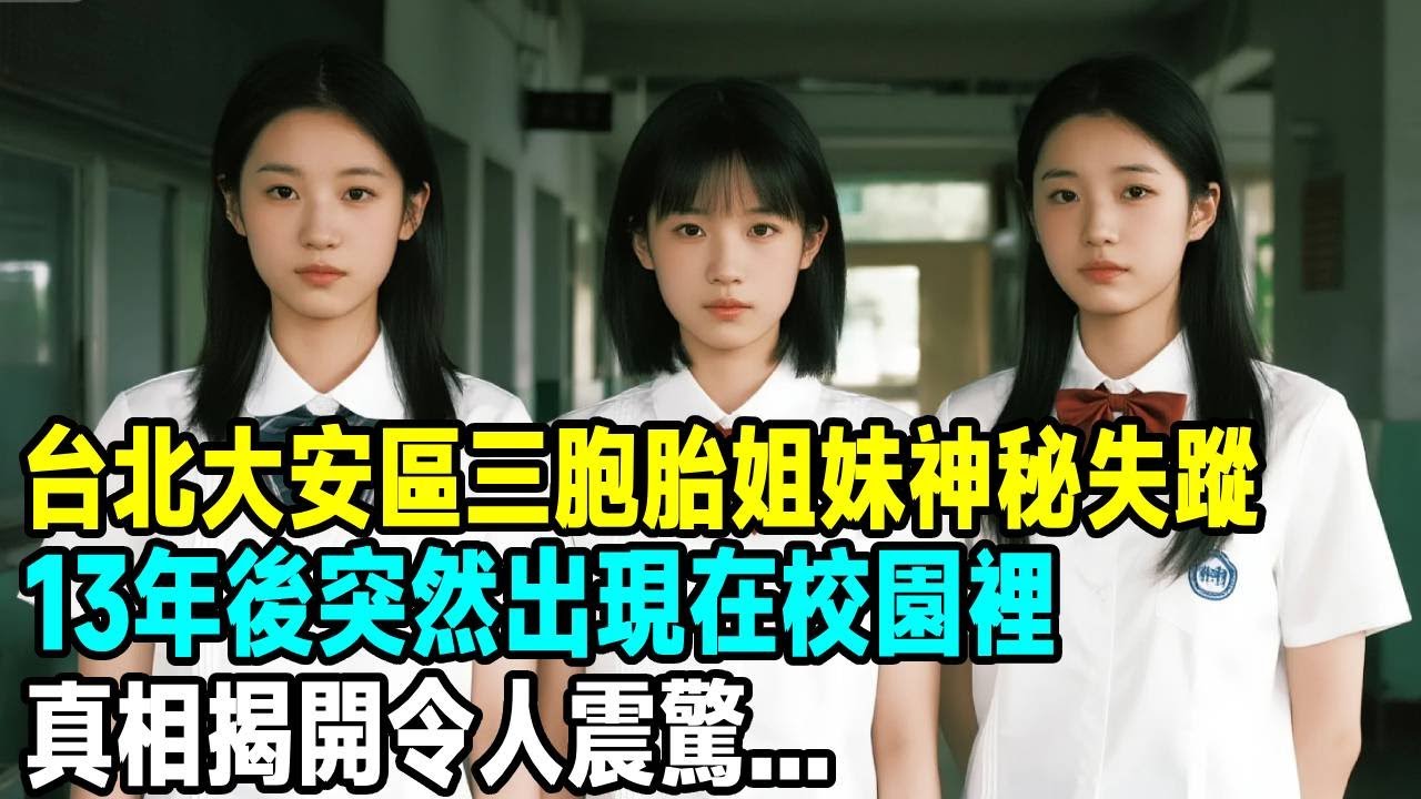 台北大安區三胞胎姐妹神秘失蹤，13年後突然出現在校園裡，真相揭開令人震驚...「茶桌老故事」