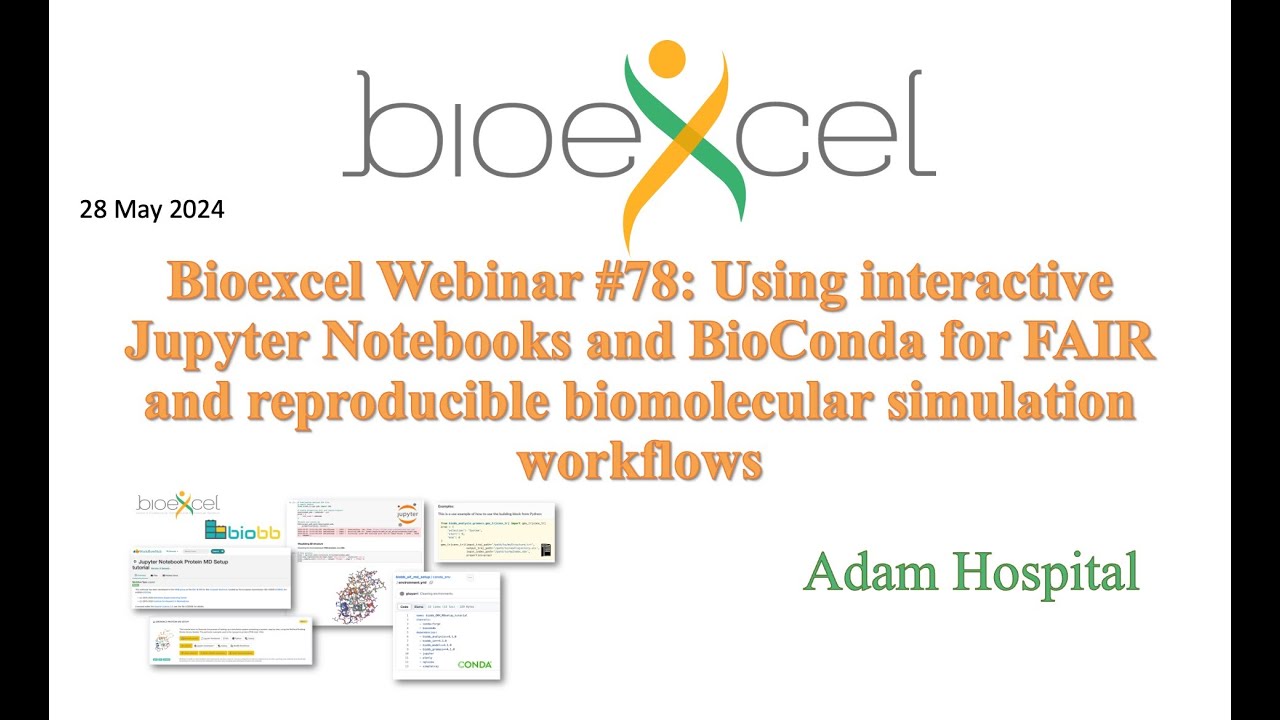 Bioexcel webinar #78: Using interactive Jupyter Notebooks and BioConda for FAIR