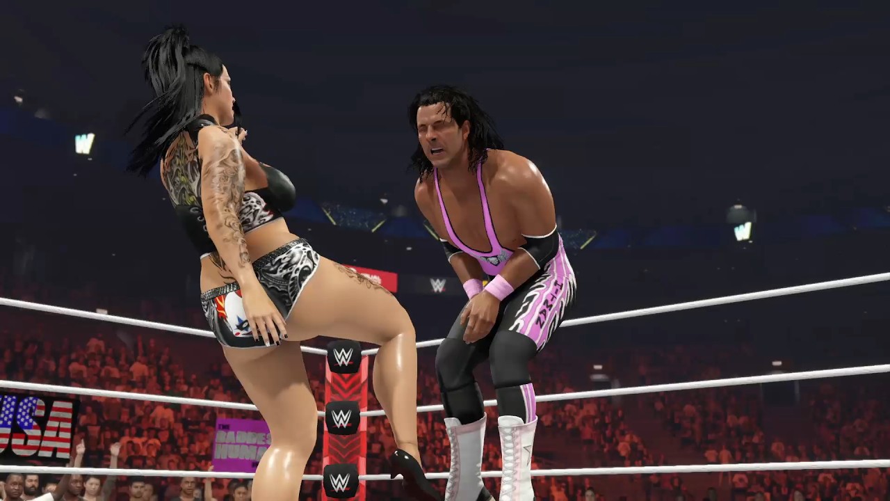 Bret The Hitman VS Beth Phoenix Intense Fight In Hell In Cell WWE #trending #viral #wwe #viralvideo