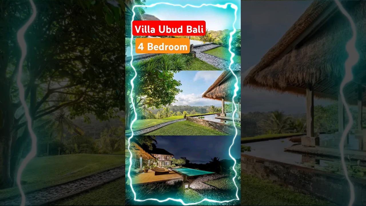 4 Bedroom Villa in Ubud Bali With Magical Views #villabali #ubudvilla #villa #balivillas