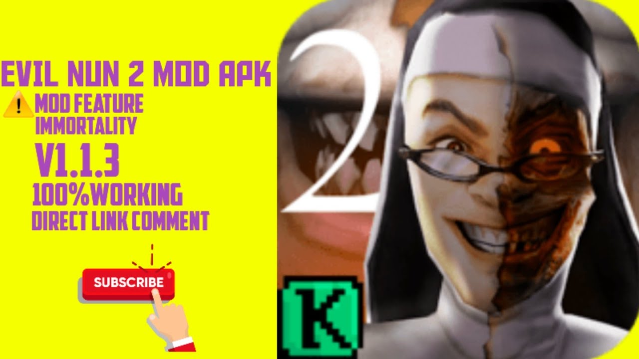 EVIL NUN MOD APK IMMORTALITY 💯%WORKING DIRECT LINK COMMENT 🗃 