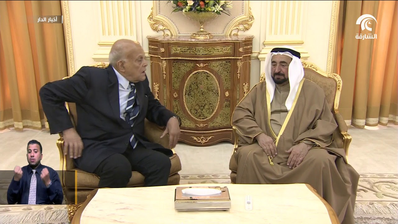حاكم الشارقة يستقبل جراح القلب العالمي الدكتور مجدي يعقوب