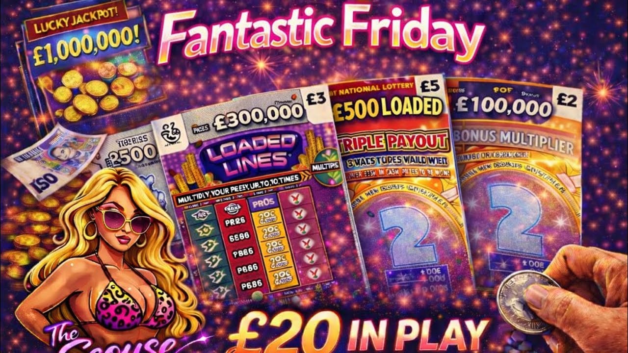 Fun Friday session but how do we do? #scratchcards #lottery #win #dub #fyp