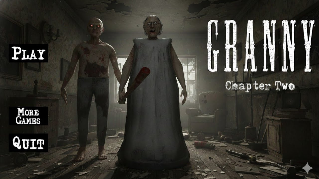 UMA GAMEPLAY DA GRANNY TWO FUGINDO PELA PORTA COM SUSESO 