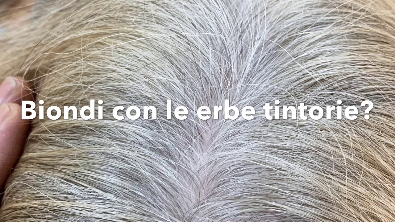 Biondi con le erbe tintorie