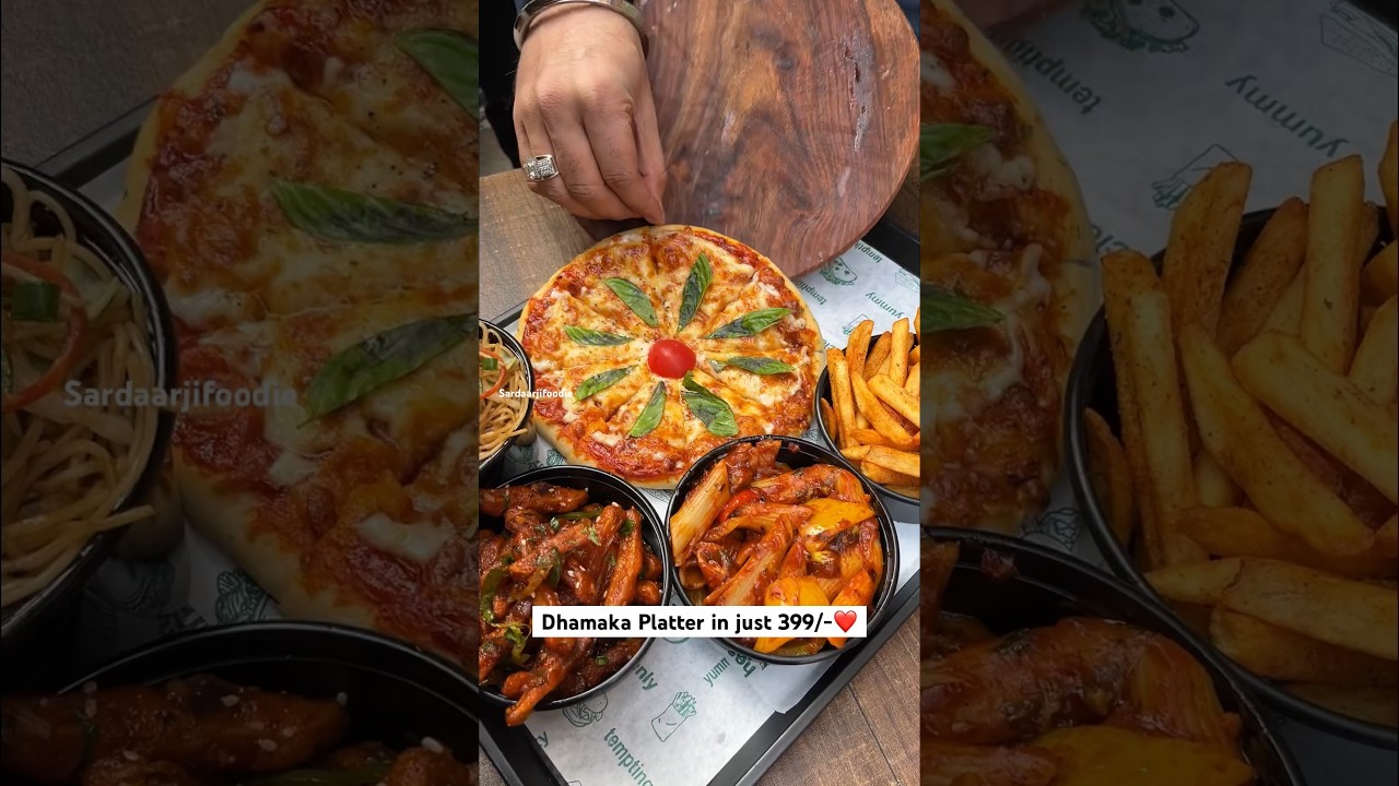 Dhamaka platter @399/-😋 📍Wok o&rsquo; Italian Jail Road , Delhi #foodies #streetfoodindia #foodvlog