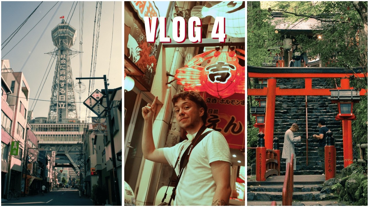 Vlog 4 JAPÓN. Osaka y Kibune Kurama: Muchos estímulos, gymkana improvisada y ataque de sanguijuelas