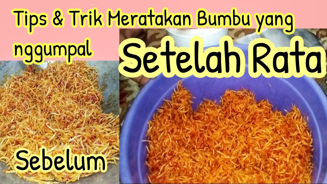 CARA MEMBUMBUI KENTANG MUSTOFA YANG NGEGUMPAL BUMBUNYA // TIPS DAN TRIK MERATAKANYA