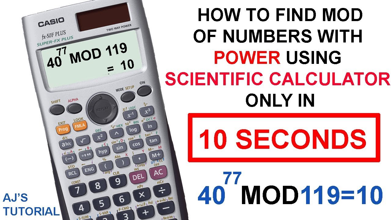 How to calculate MOD of power function?