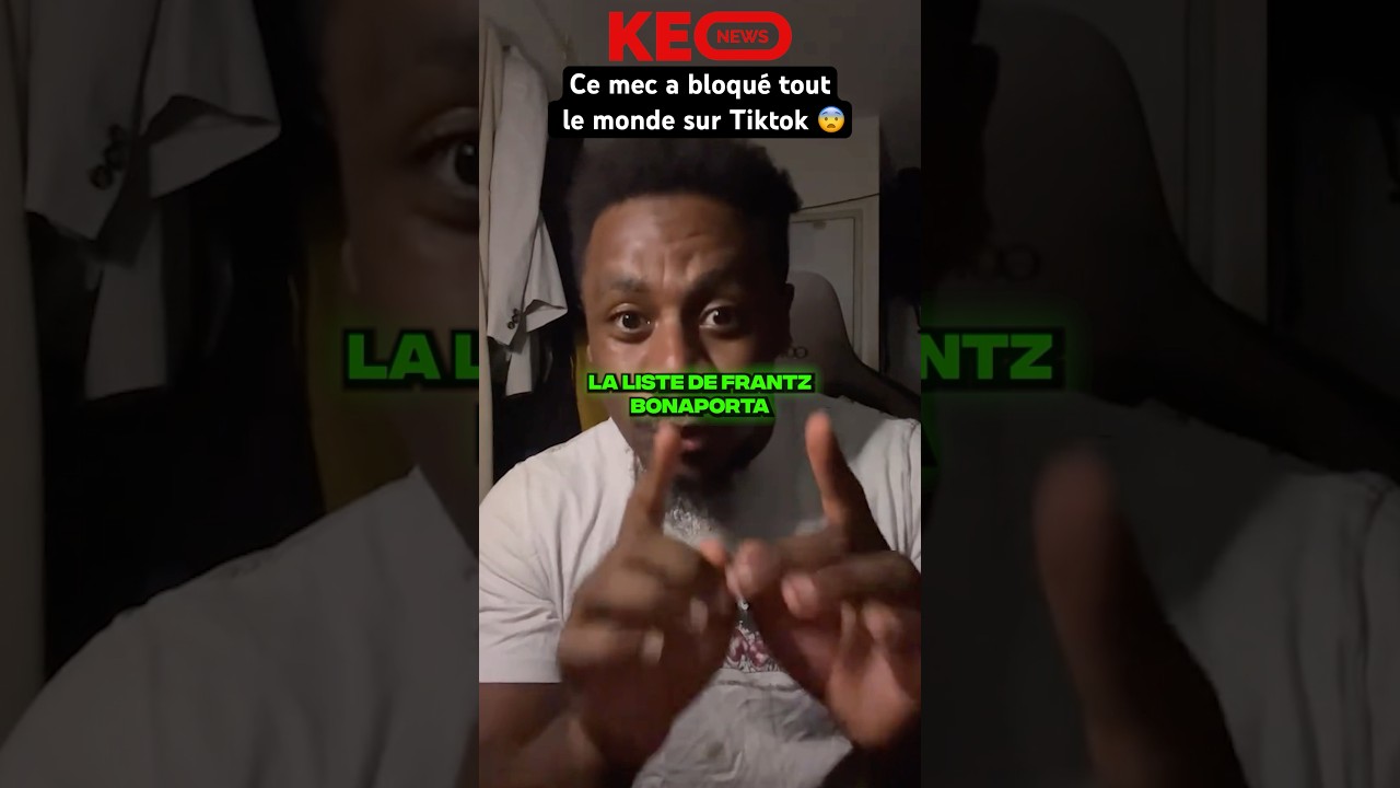 CE MEC A BLOQU&Eacute; TOUT LE MONDE SUR TIKTOK 😨 #shorts #drama #frantzbonaparta #humour #tiktok