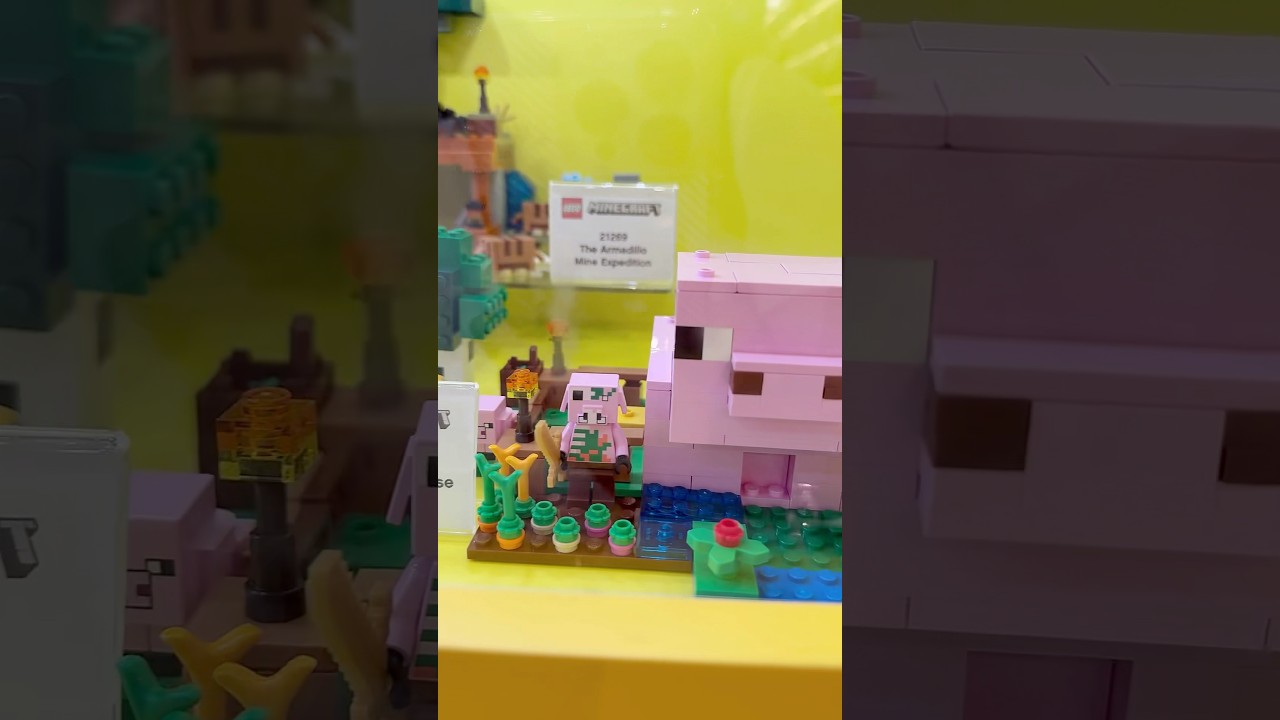 Lego Minecraft The Armadillo Mine Expedition & The Baby Pig House Set Showcase!! #shorts #lego