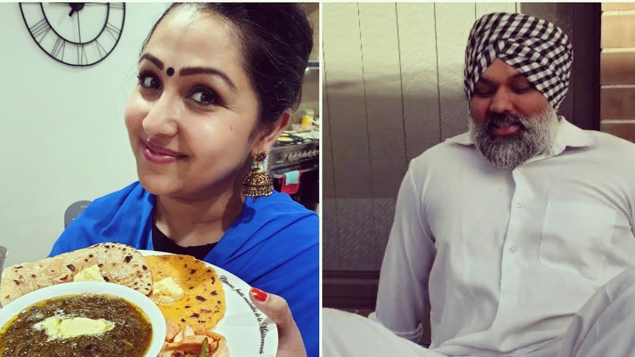 SAAG Sarhon da vai OYE!. Sarson da Saag te Makki di Roti oye, Balle Balle. Simple SAAG, Easy Recipe
