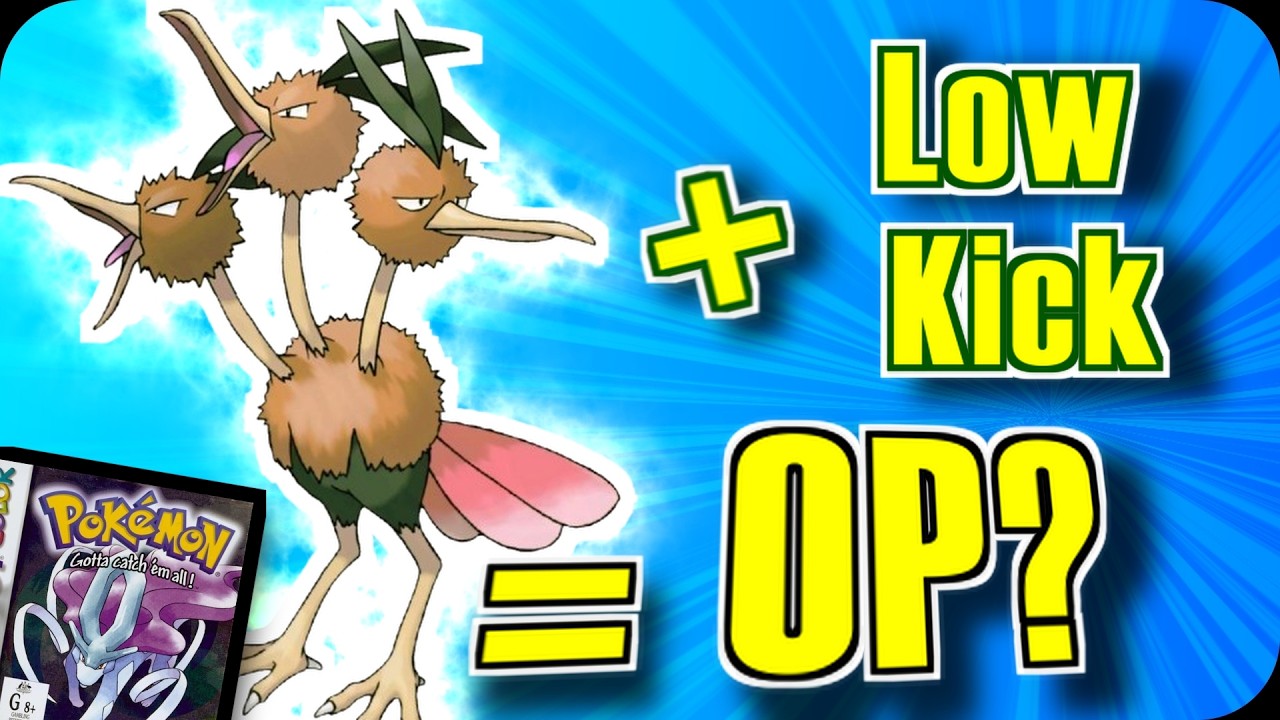How OP is Dodrio with Low Kick in Pokemon Crystal?