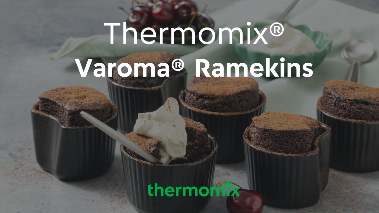 Steamed Chocolate Lava Cakes | Thermomix&reg; Varoma&reg; Ramekins in Action