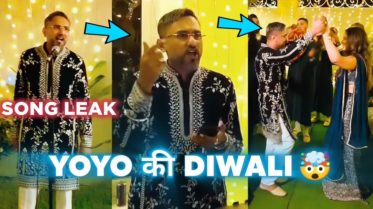 YO YO HONEY SINGH LEAKED UNRELEASED SONG IN DIWALI CELEBRATION 🤯🔥 JATT MEHKMA | MILLIONAIRE