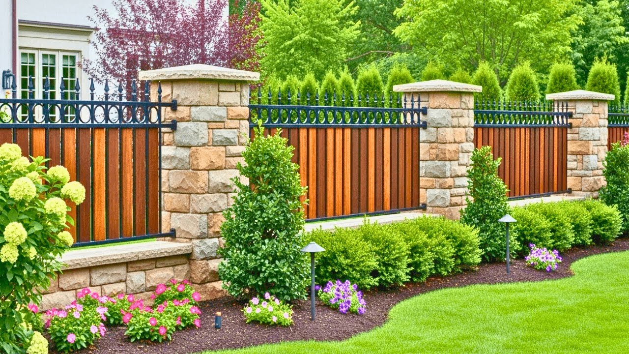 Beautiful Farmhouse Fence Ideas to Transform Your Backyard | Rustic DIY Fence Inspiration 2025