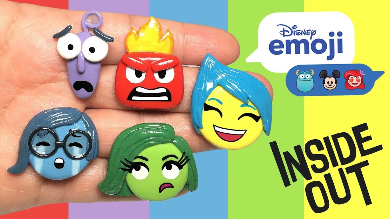 INSIDE OUT [INTENSA-MENTE] DISNEY EMOJI! Polymer Clay Tutorial [Manualidades Kawaii]