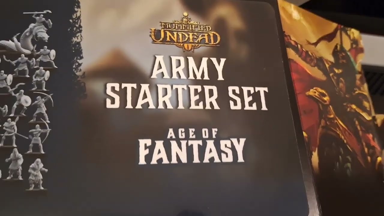 OnePageRules Mummified Army Starter Set Unboxing- Age of Fantasy.