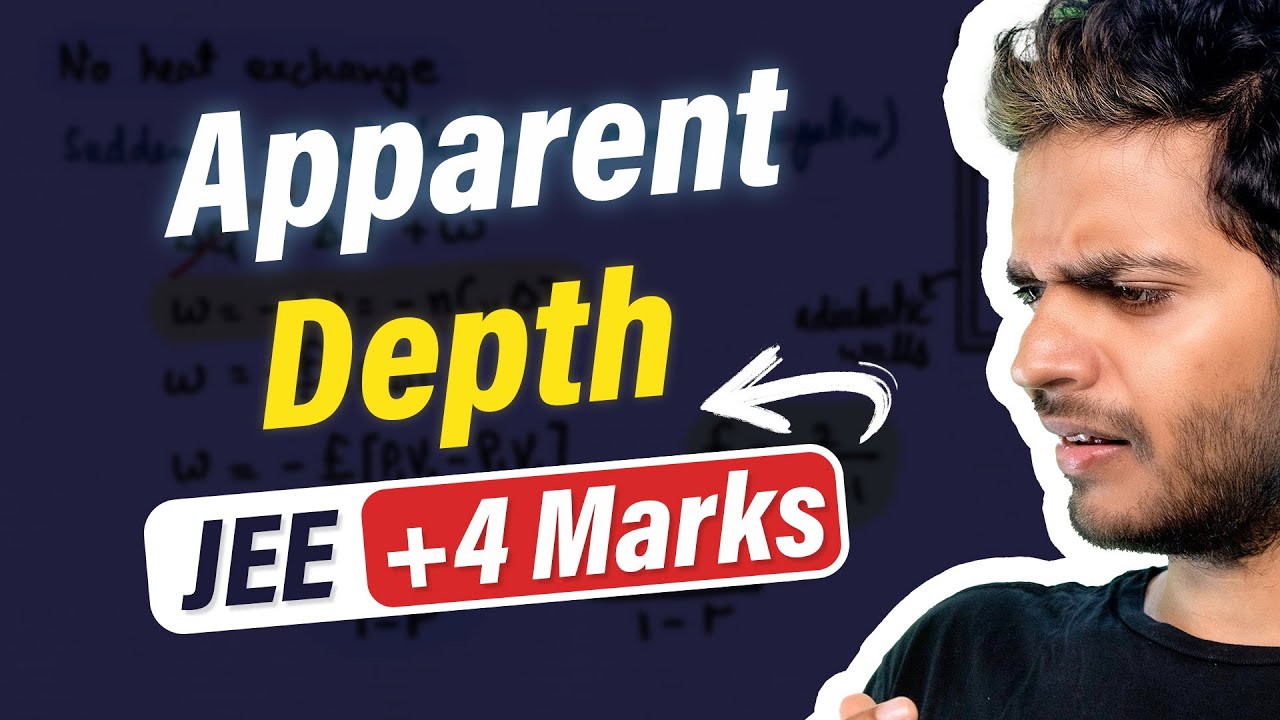 Apparent Depth with PYQs #JEE Month by Vikrant Kirar