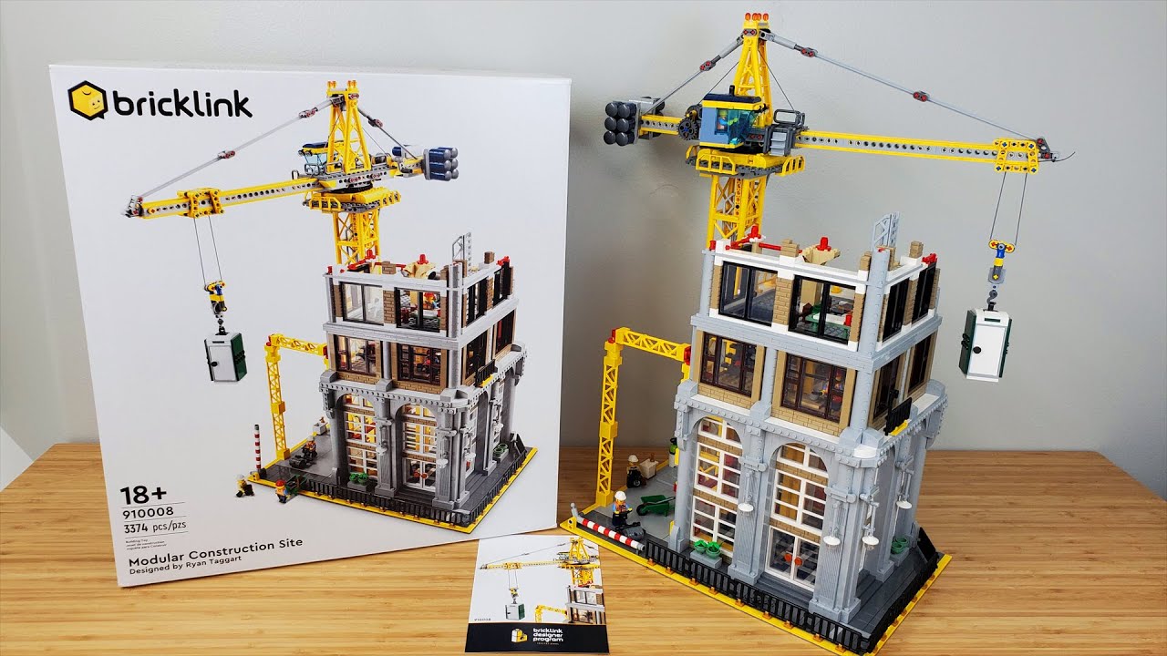 Модульная строительная площадка LEGO № 910008 | Обзор и размещение