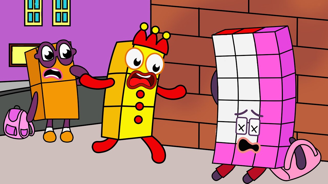 Don't Faint Here NB 18 !! Numberblocks Fanmade Coloring Story