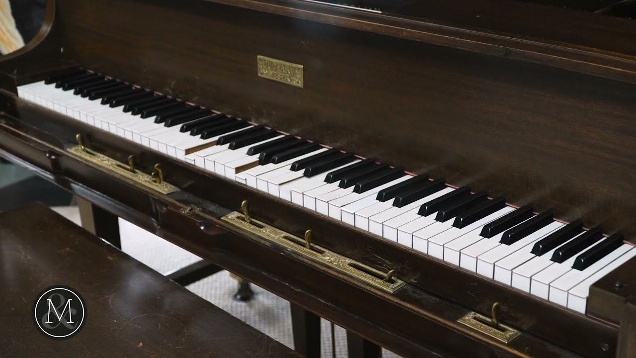 Lot 235 - Aeolian Weber Duo-Art Reproducing Baby Grand Piano