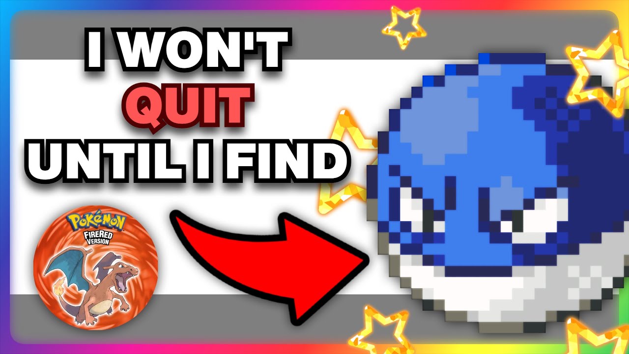 ✨NOT LEAVING until I get this SHINY in FireRed!✨