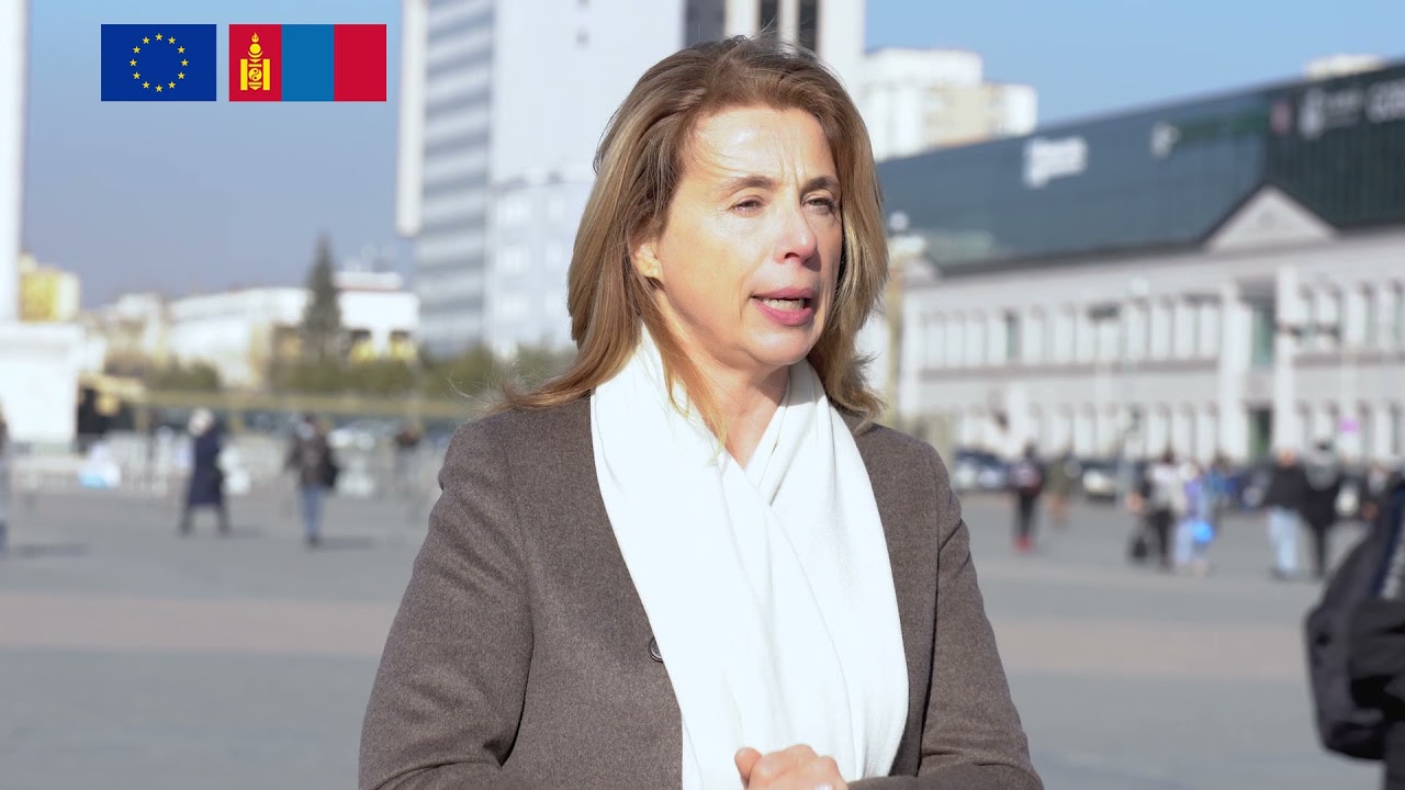 The EU Ambassador Axelle Nicaise