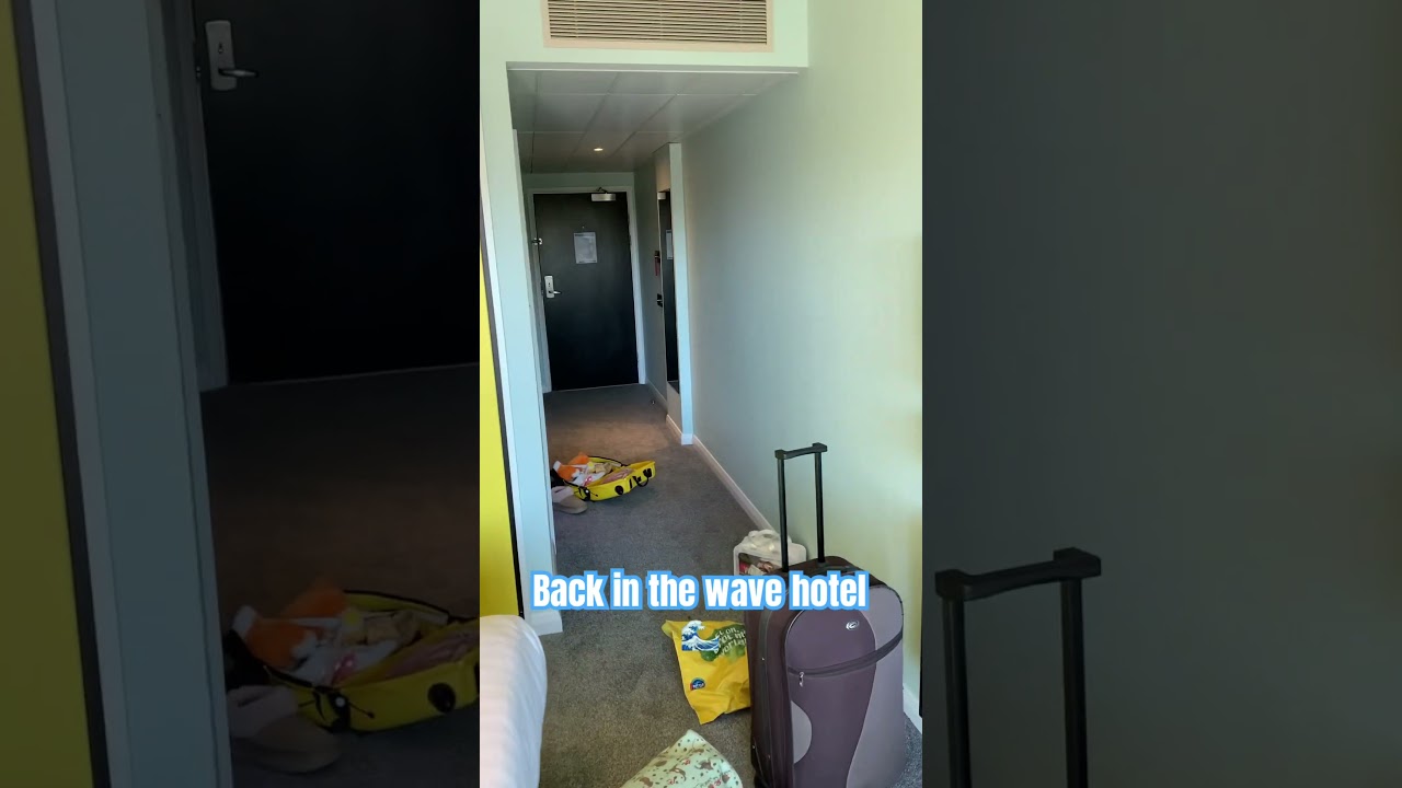 Just arrived at the Wave hotel 🌊 