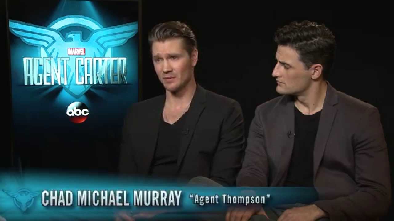 Marvel's Agent Carter - Chad Michael Murray & Enver Gjokaj Interview