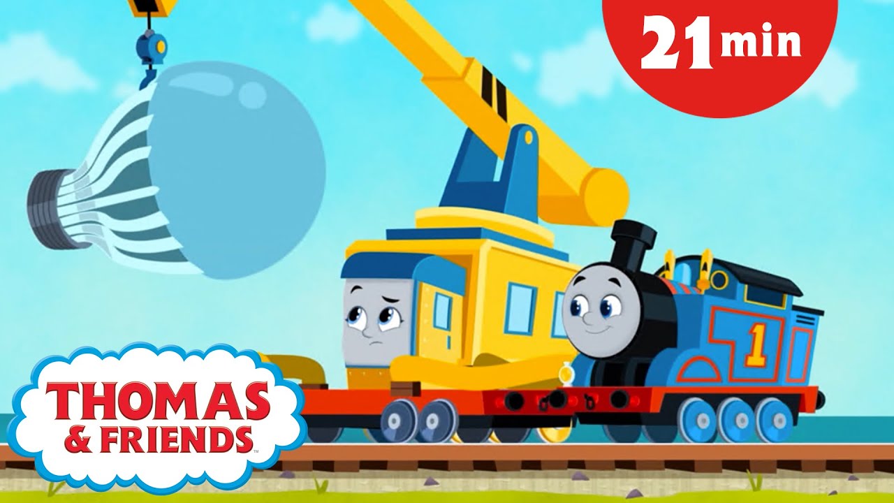 Thomas & Friends All Engines Go - Best Moments | The Paint Problem | Kids Cartoons