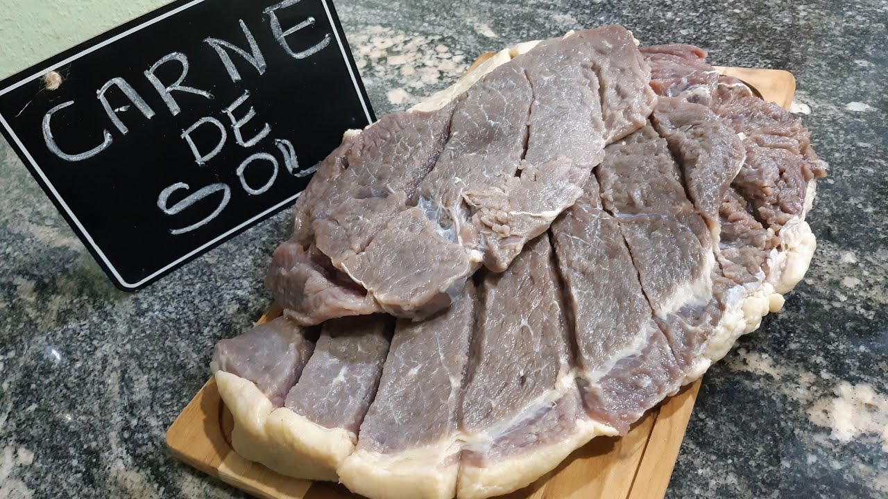COMO FAZER CARNE DE SOL EM CASA!!!