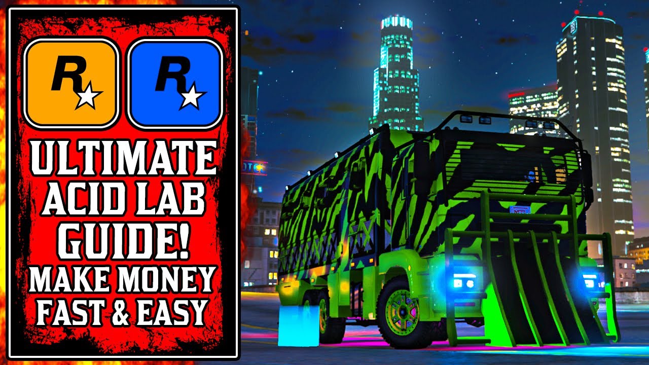 ULTIMATE Acid Lab MONEY GUIDE.. How To Make Money Fast With The Acid Business in GTA Online (GTA5)