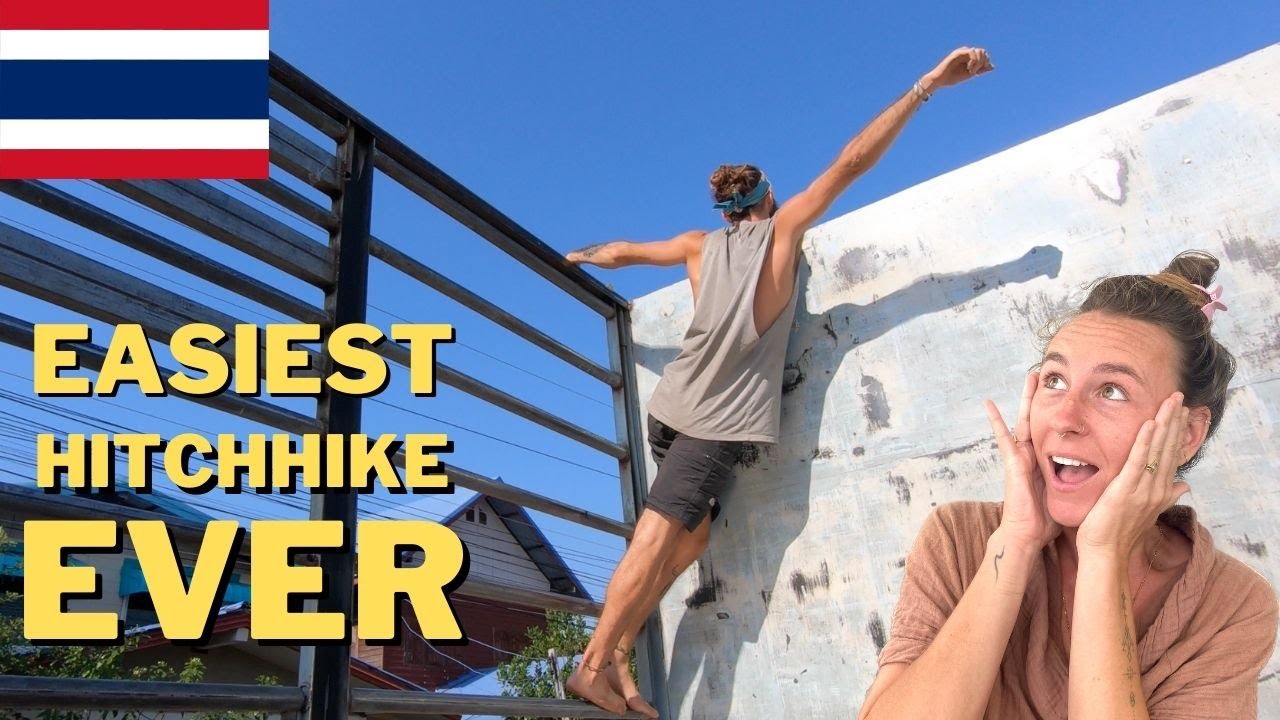 An Easy Hitchhike to North East Thailand's BIGGEST Night Market! - Travel Thailand 2023