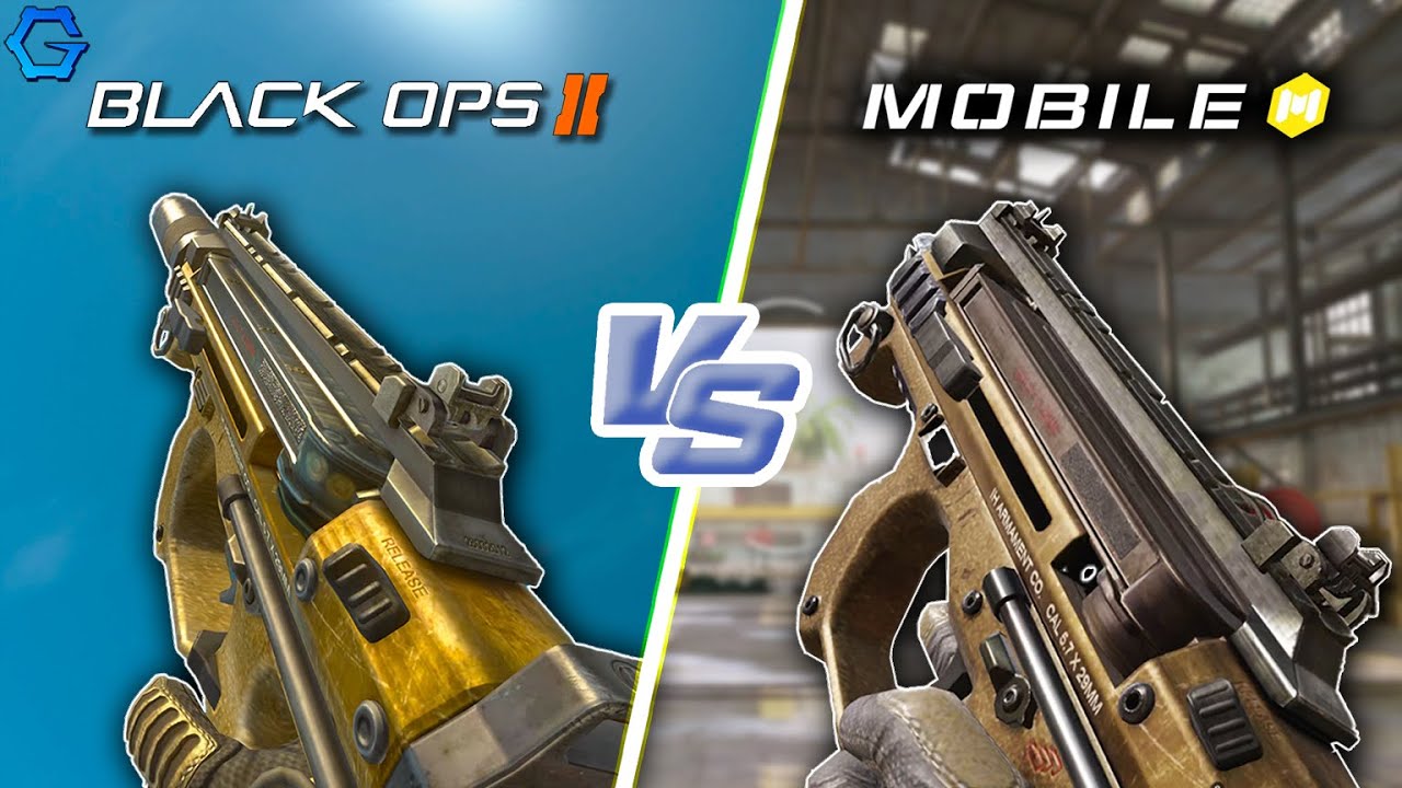 Black Ops 2 vs Call of Duty Mobile! | Gun Comparison