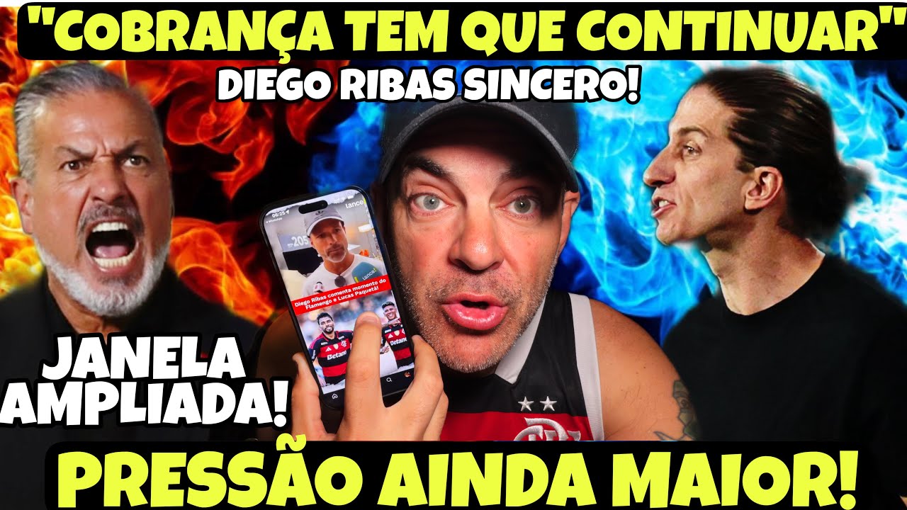“A COBRANÇA DEVE CONTINUAR”! DIEGO SINCERO SOBRE PRESSÃO NO FLAMENGO! CBF AMPLIA JANELA DE MARÇO!