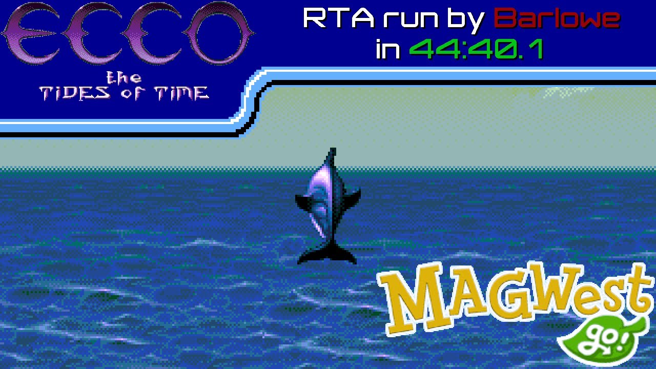 Ecco: The Tides of Time waits for no dolphin (speedrun presented by Team TASBot at MAGWest Go 2019)