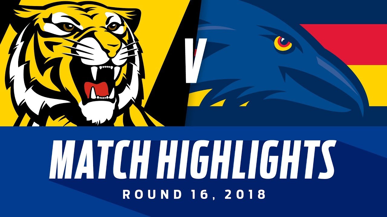 Richmond v Adelaide Highlights | Round 16, 2018 | AFL