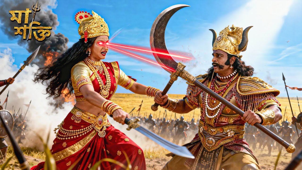 মা শেরাওয়ালী এবং মহিষাসুরের মধ্যে ভয়ংকর যুদ্ধটি দেখুন | Ep 48 | Maa Shakti ( মা শক্তি )